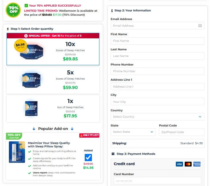 Wellamoon Sleep Patches discount